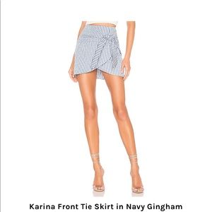 Gingham skirt REVOLVE